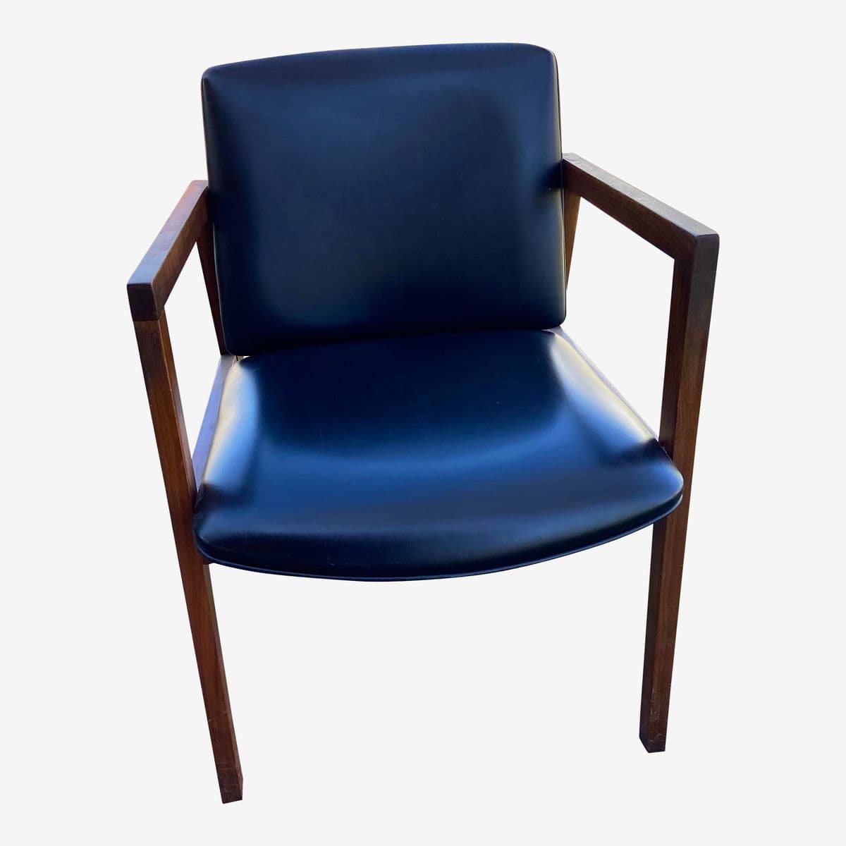 1980s Vintage Modern Walnut Armchair by United Chair Company - Image 1
