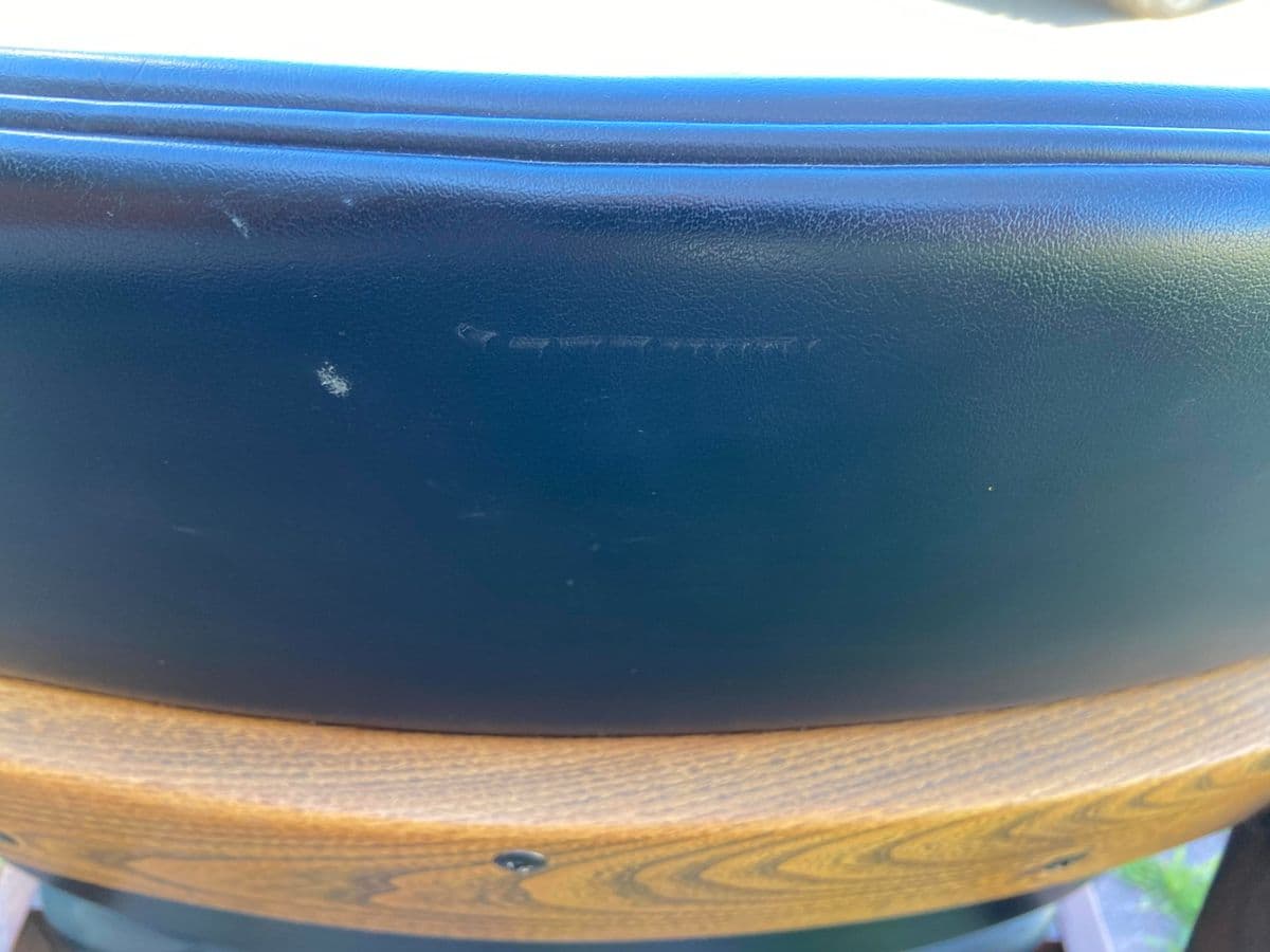 1980s Vintage Modern Walnut Armchair by United Chair Company - Thumbnail 6