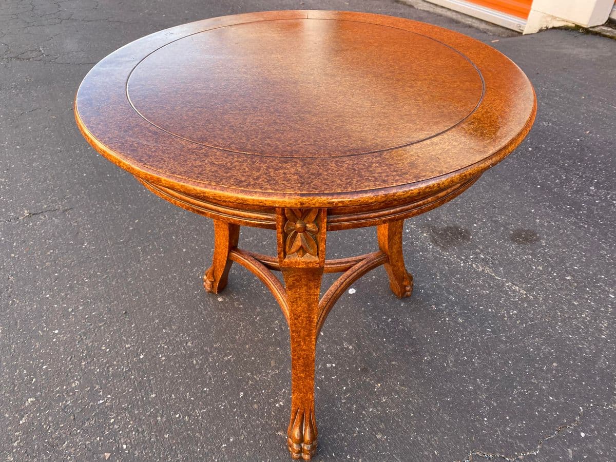 Vintage Mid Century Modern Wooden Center Table - Thumbnail 10