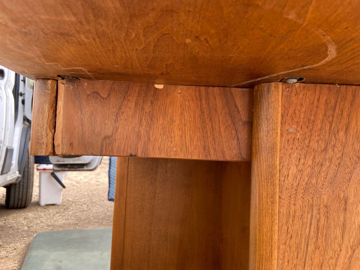 1960s Vintage Art Deco Mid Century Modern Desk - Thumbnail 6