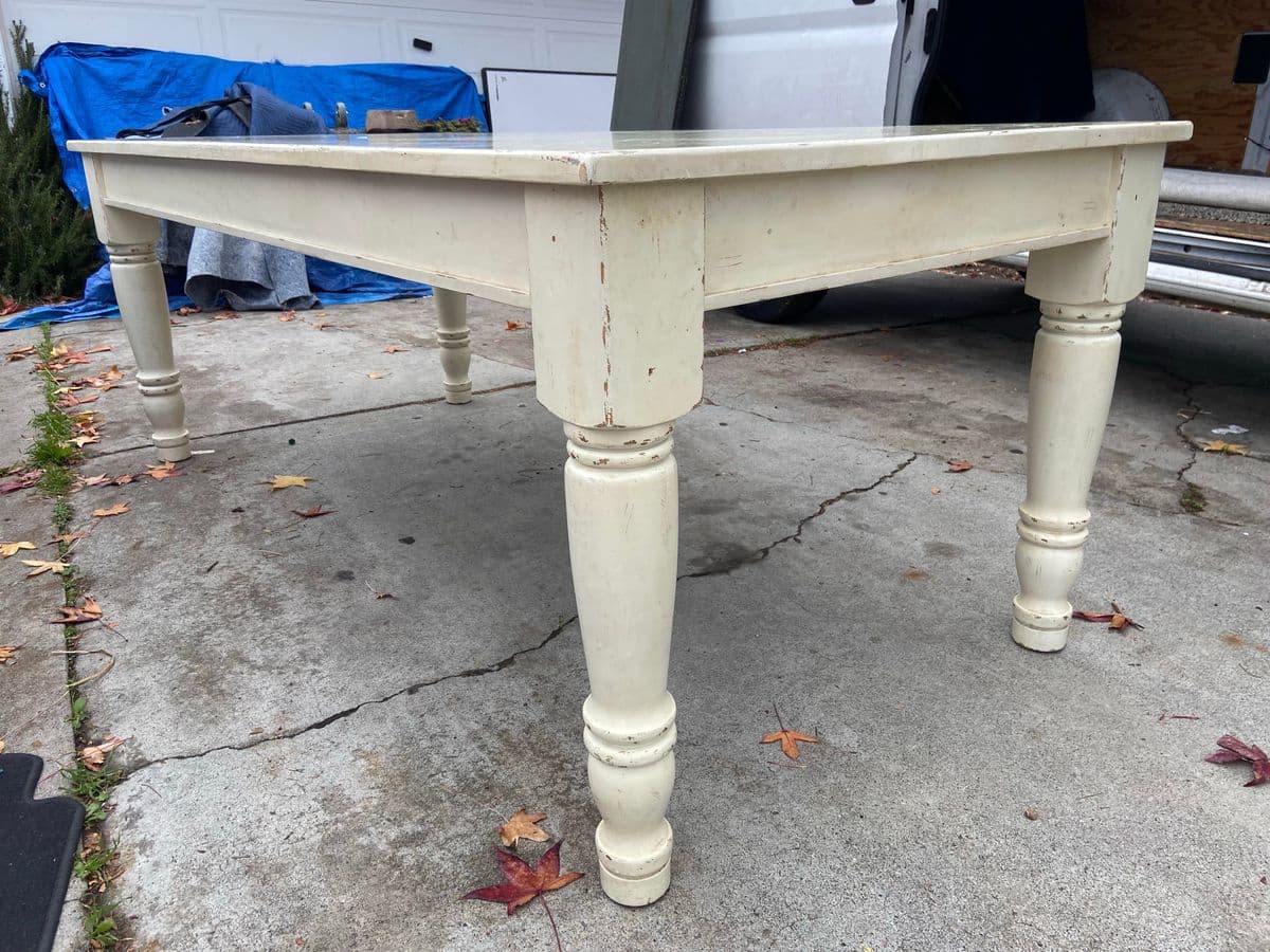 Pottery Barn Farmhouse Kitchen Table - Thumbnail 10