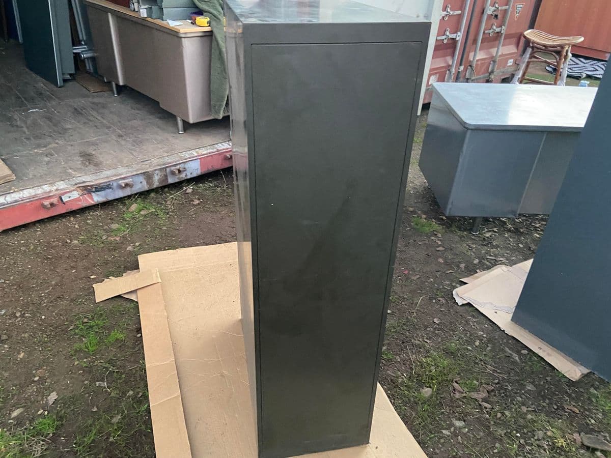 1950s Vintage Acme Folder Metal Cards and Filling Drawer Cabinet - Thumbnail 9