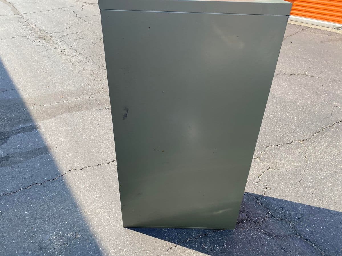 1970s Vintage All Steel Metal Card Drawer and Filling Cabinet - Thumbnail 4