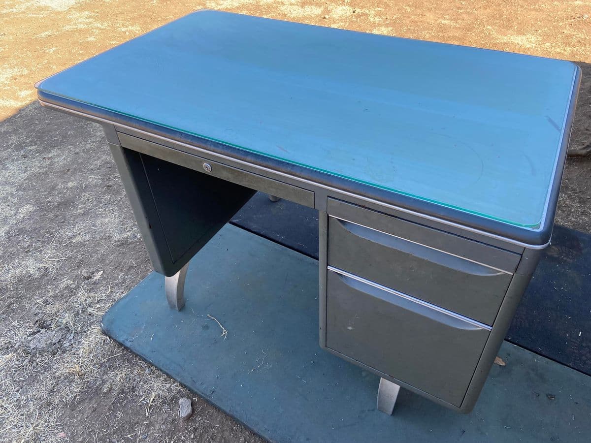 Vintage Mid Century Modern Desk - Thumbnail 7