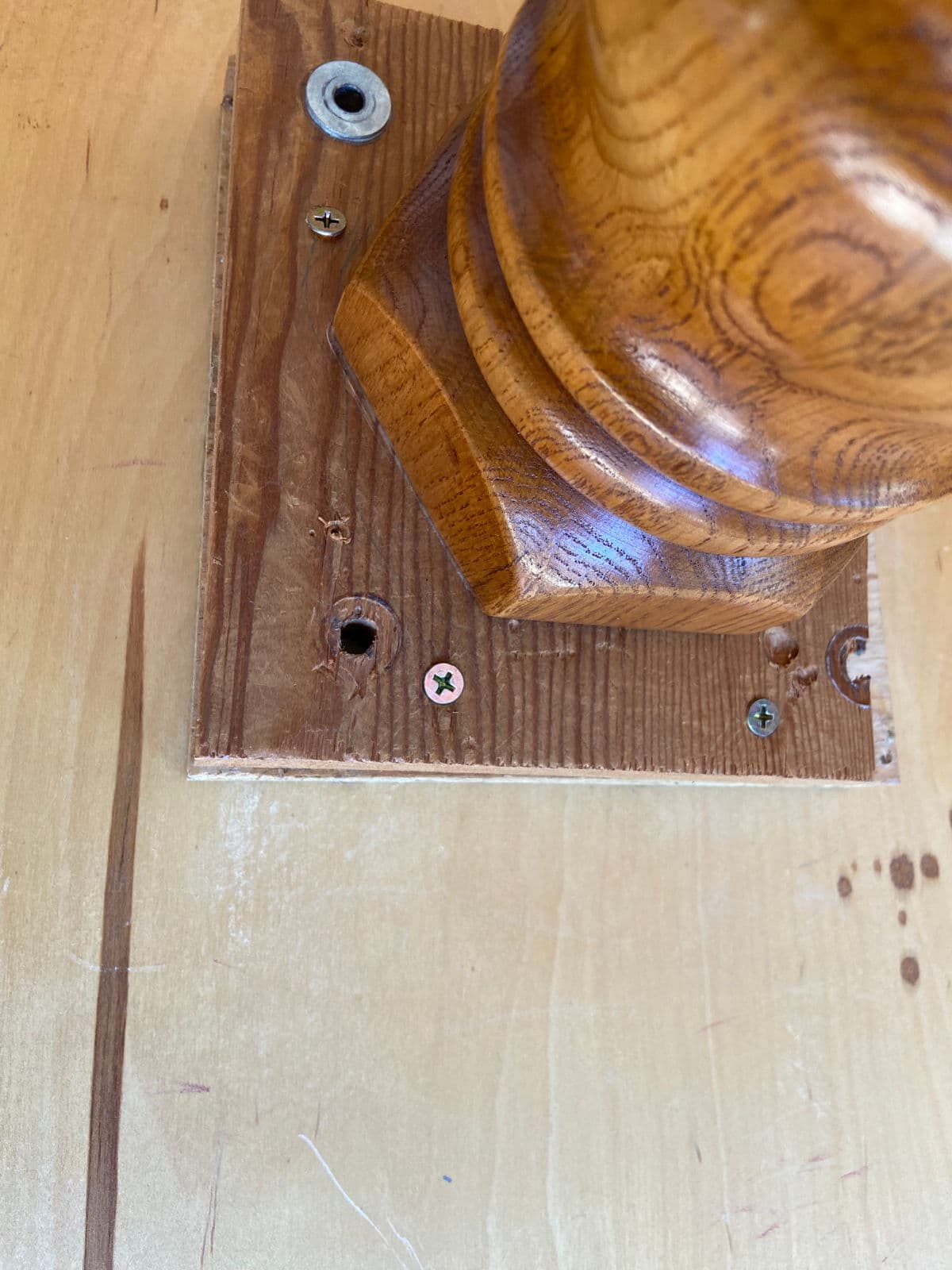 1990s Vintage Contemporary Oak Coffee Table - Thumbnail 5