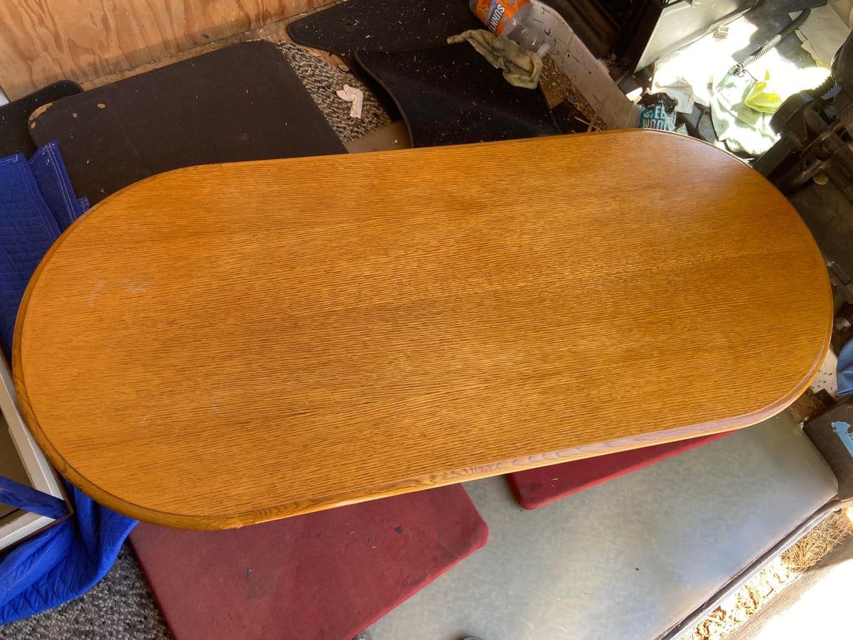 1990s Vintage Contemporary Oak Coffee Table - Thumbnail 12