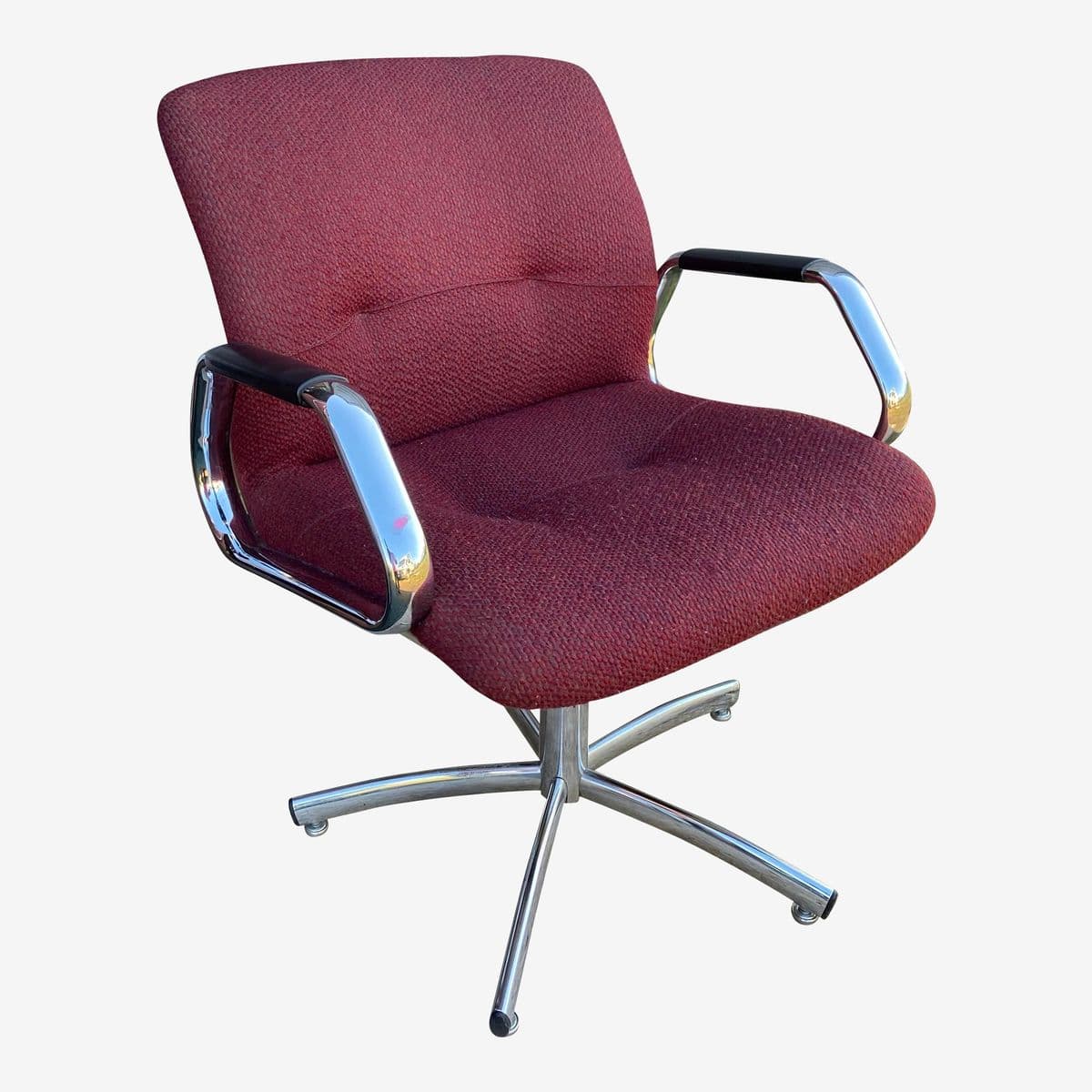 1980s Steelcase Vintage Mid Century Modern Accent Chair - Image 1