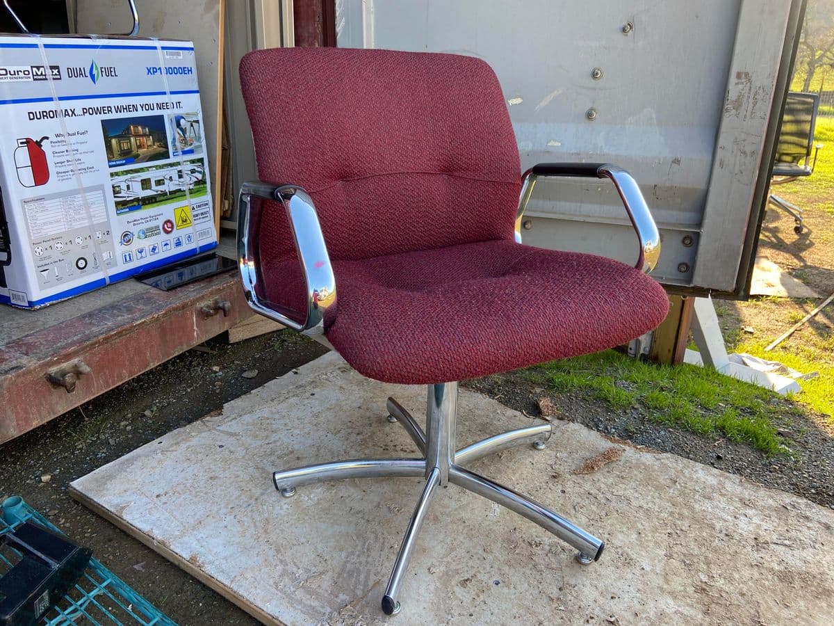 1980s Steelcase Vintage Mid Century Modern Accent Chair - Thumbnail 11