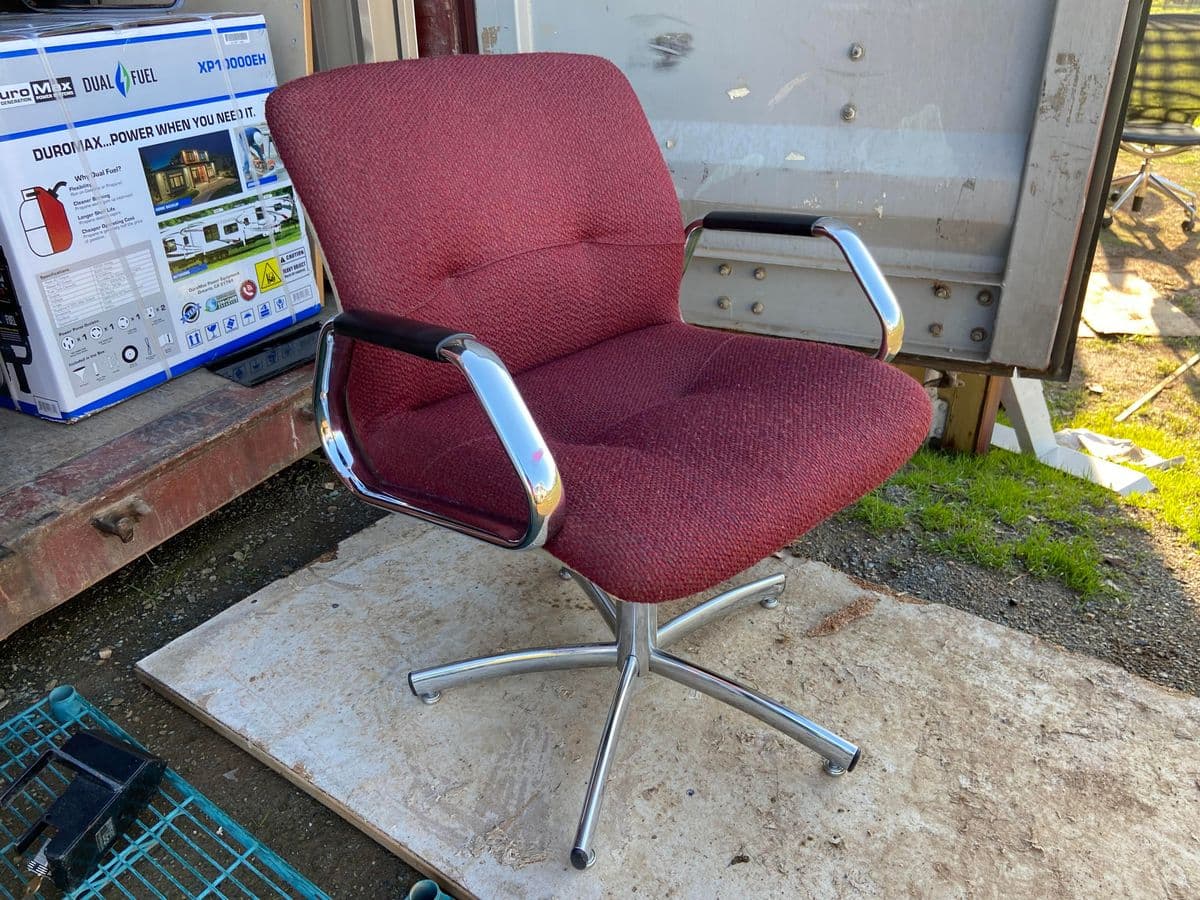 1980s Steelcase Vintage Mid Century Modern Accent Chair - Thumbnail 6