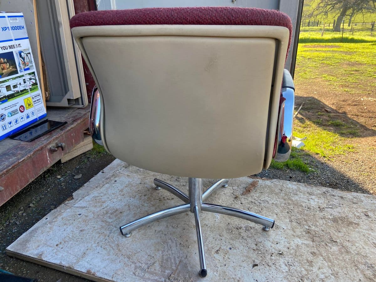 1980s Steelcase Vintage Mid Century Modern Accent Chair - Thumbnail 4