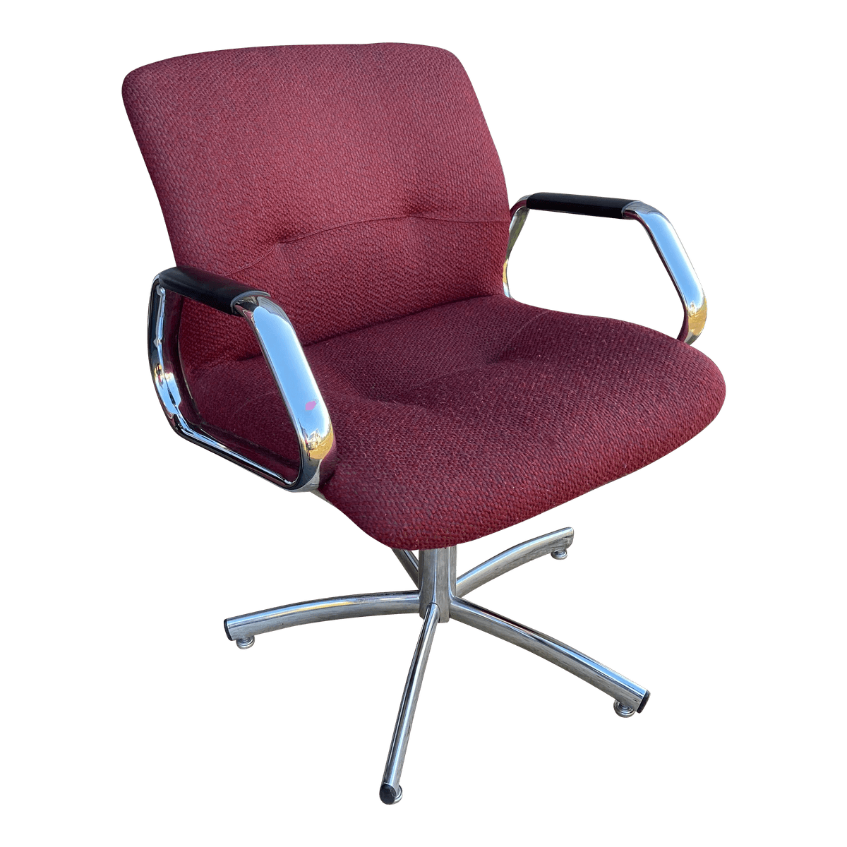 1980s Steelcase Vintage Mid Century Modern Accent Chair - Thumbnail 14