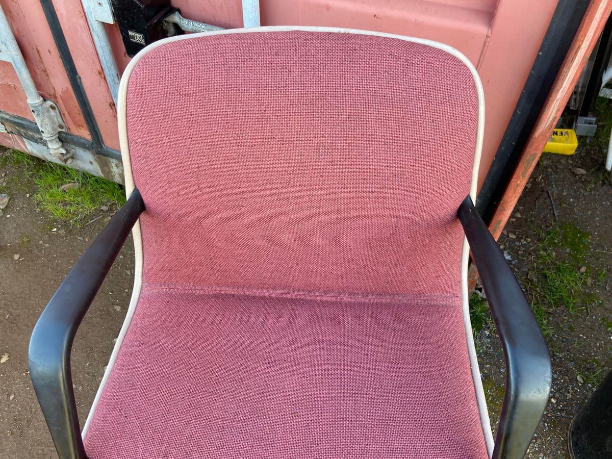 1980s Steelcase Vintage Mid Century Modern Swivel Chair Set of 3 - Thumbnail 5