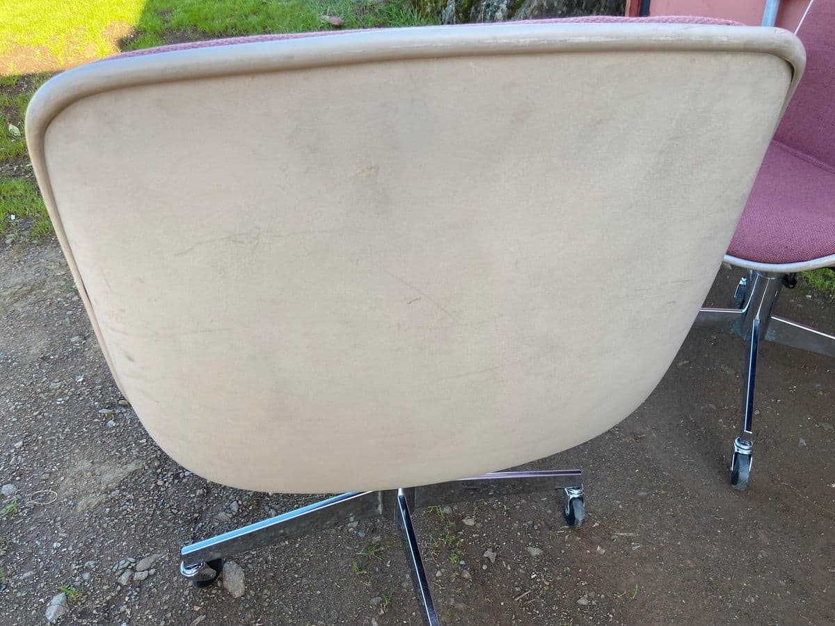 1980s Steelcase Vintage Mid Century Modern Swivel Chair Set of 3 - Thumbnail 7