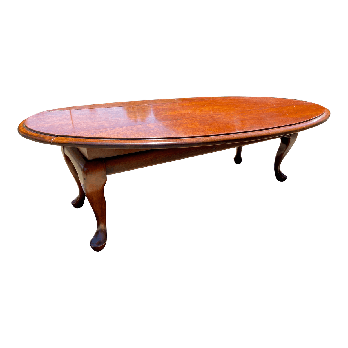 1990s Vintage Drop Leaf Coffee Table - Thumbnail 14