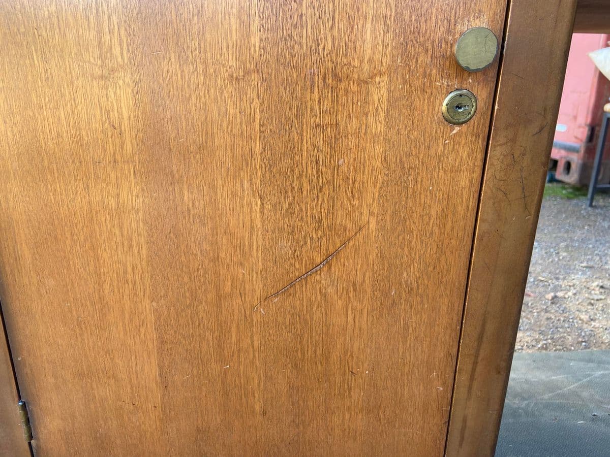 1980s Vintage Mid Century Modern Desk - Thumbnail 10