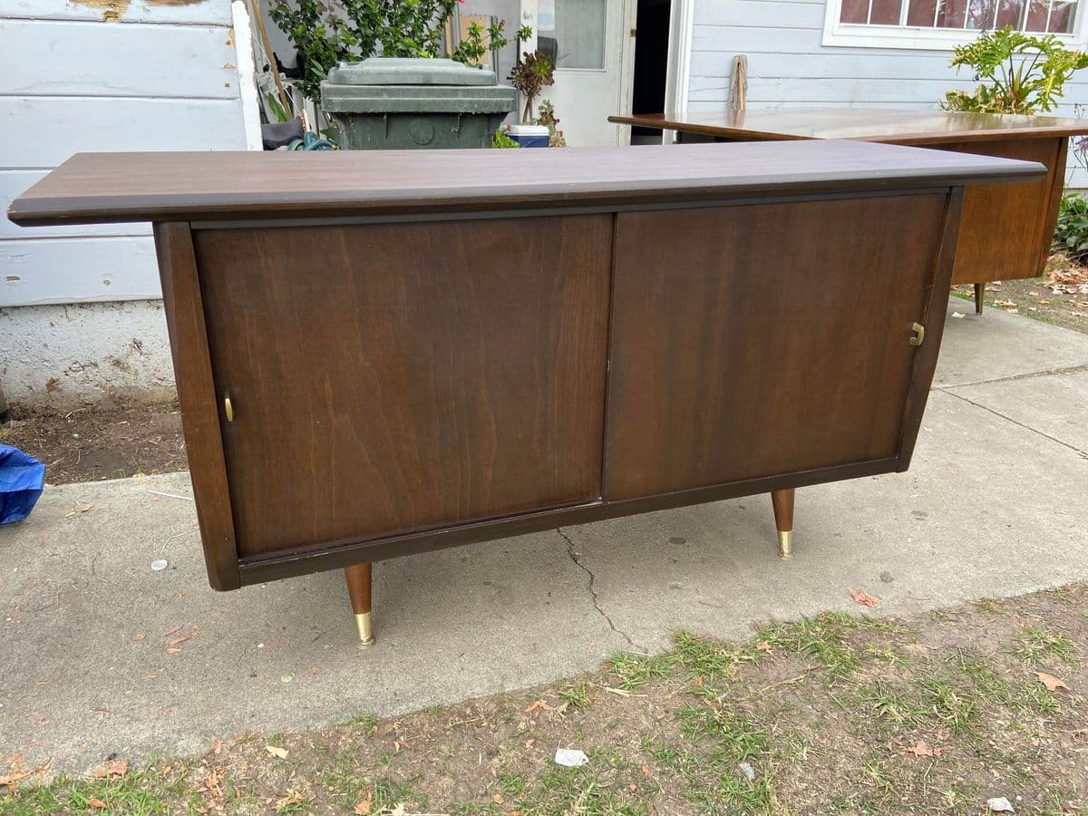 Vintage Mid Century Modern Credenza - Thumbnail 4