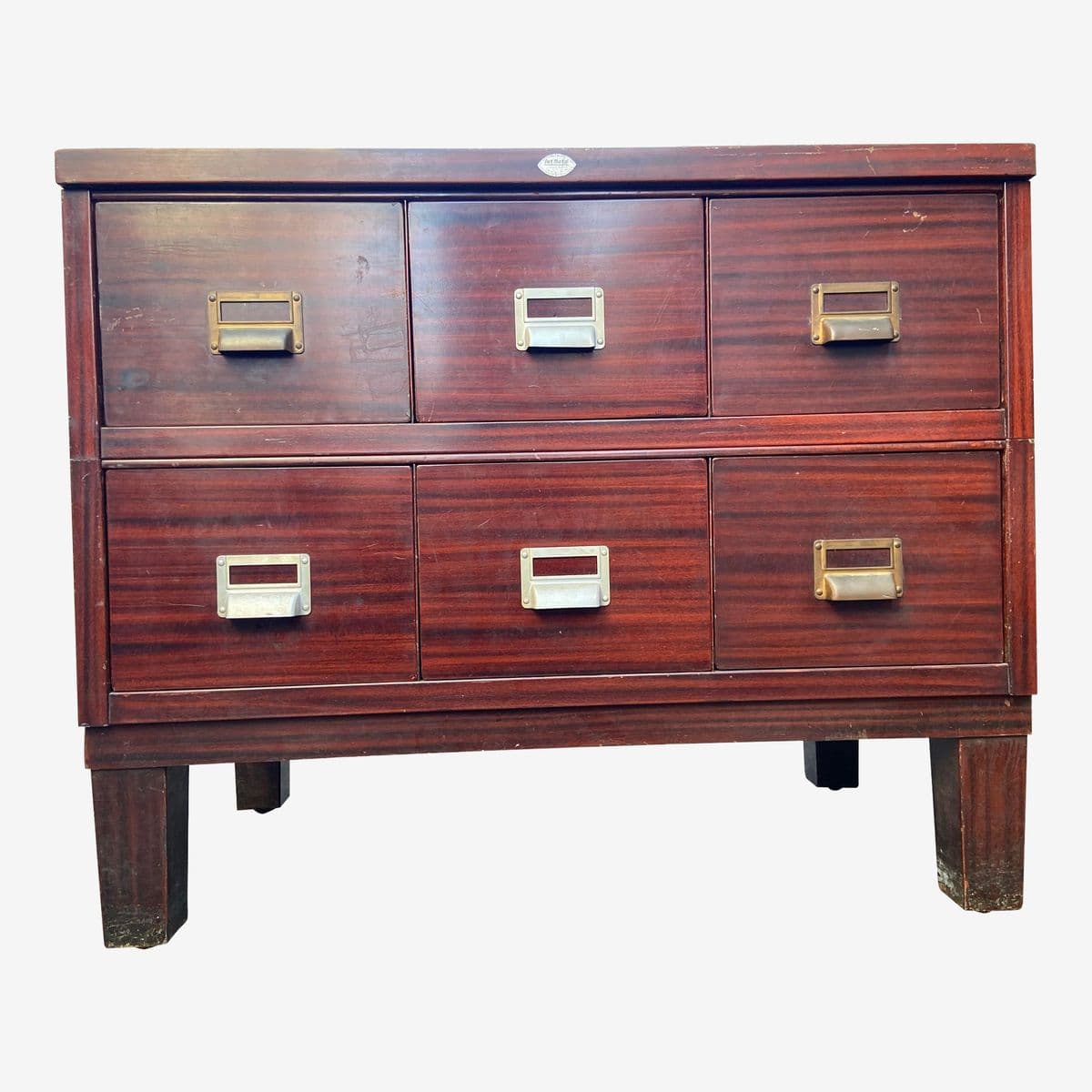 1950s Art Metal Industrial Stacking Multipurpose Storage Cabinet - Image 1