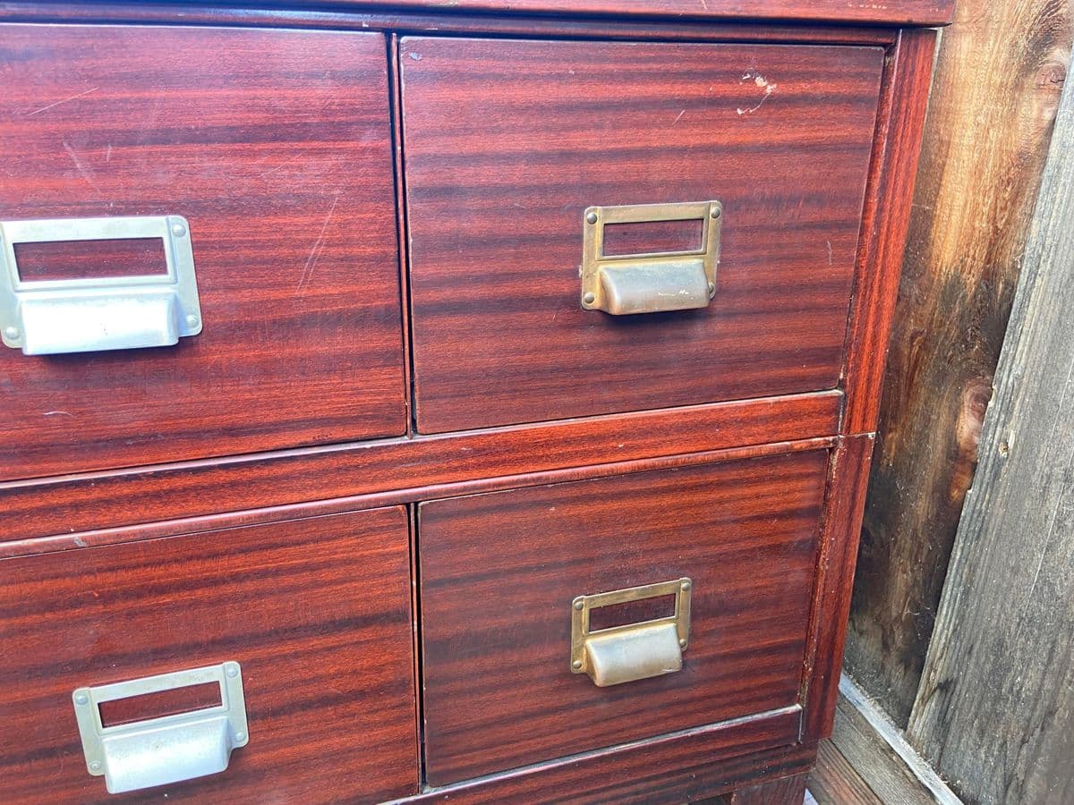 1950s Art Metal Industrial Stacking Multipurpose Storage Cabinet - Thumbnail 9