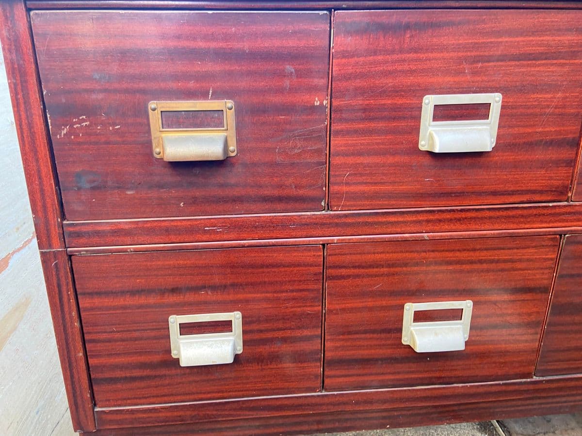 1950s Art Metal Industrial Stacking Multipurpose Storage Cabinet - Thumbnail 10