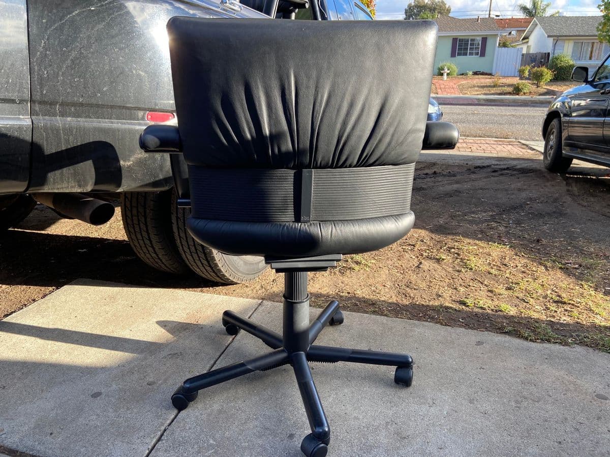 Vintage Vitra Mario Bellini Executive Swivel Desk Chair - Thumbnail 8