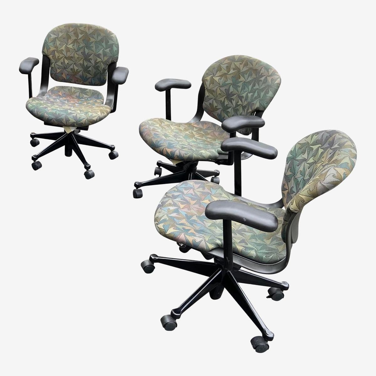 Vintage Herman Miller Equa Desk Chairs Set of 3 - Image 1