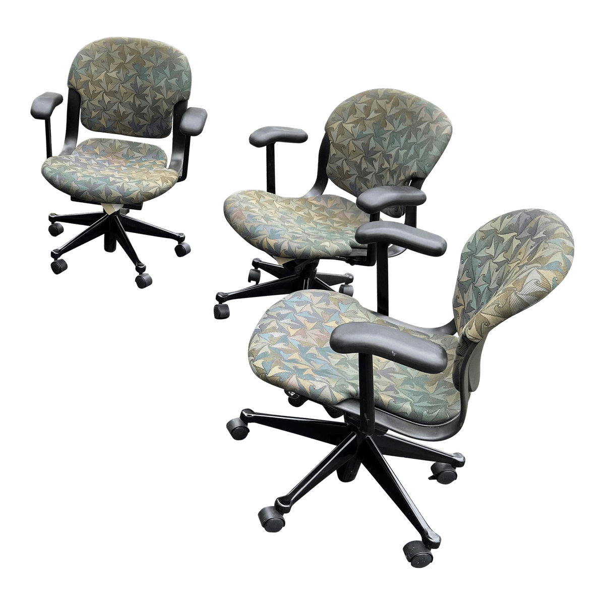 Vintage Herman Miller Equa Desk Chairs Set of 3 - Thumbnail 2