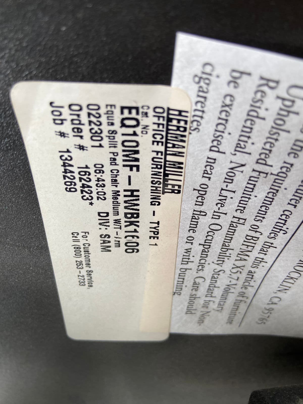 Vintage Herman Miller Equa Desk Chairs Set of 3 - Thumbnail 9