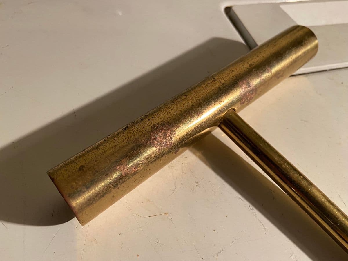 Vintage Mid-Century Modern Kosh & Lowy Brass Table Lamp - Thumbnail 7