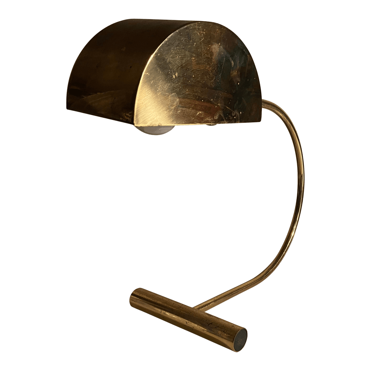 Vintage Mid-Century Modern Kosh & Lowy Brass Table Lamp - Thumbnail 14