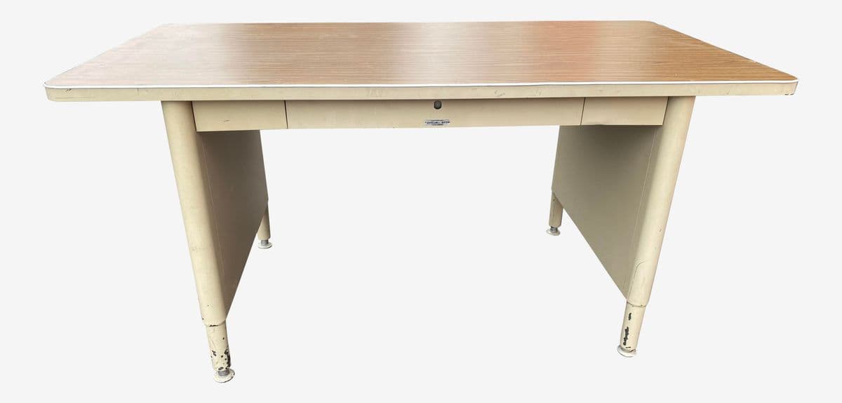 Vintage McDowell and Craig Metal Desk - Image 1