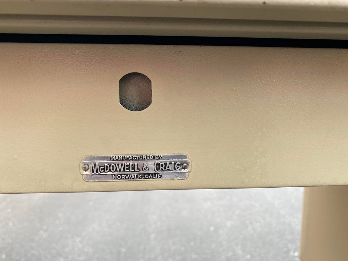 Vintage McDowell and Craig Metal Desk - Thumbnail 9