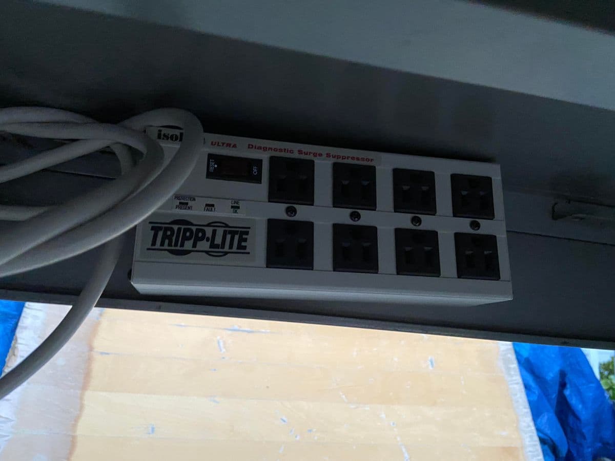 1970s Steelcase Style Vintage Mid Century Modern Metal Tanker Desk Table - Thumbnail 11