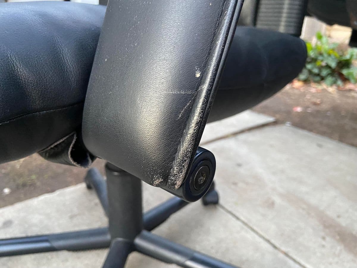 Vintage Mario Bellini Leather Swivel Chair for Vitra - Thumbnail 7