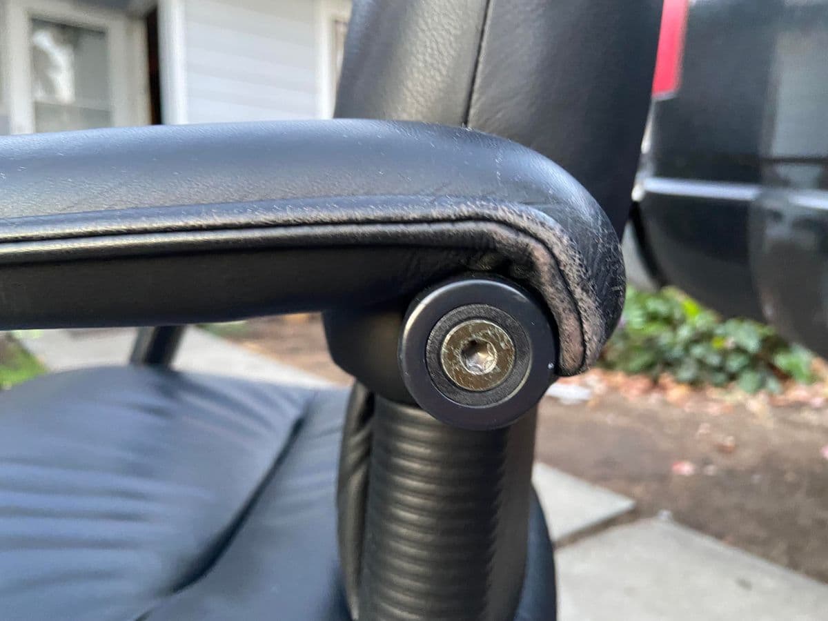 Vintage Mario Bellini Leather Swivel Chair for Vitra - Thumbnail 9