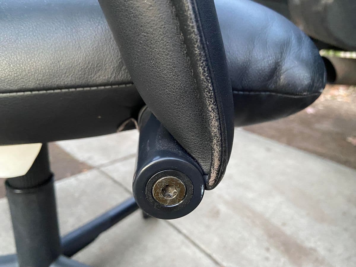 Vintage Mario Bellini Leather Swivel Chair for Vitra - Thumbnail 6