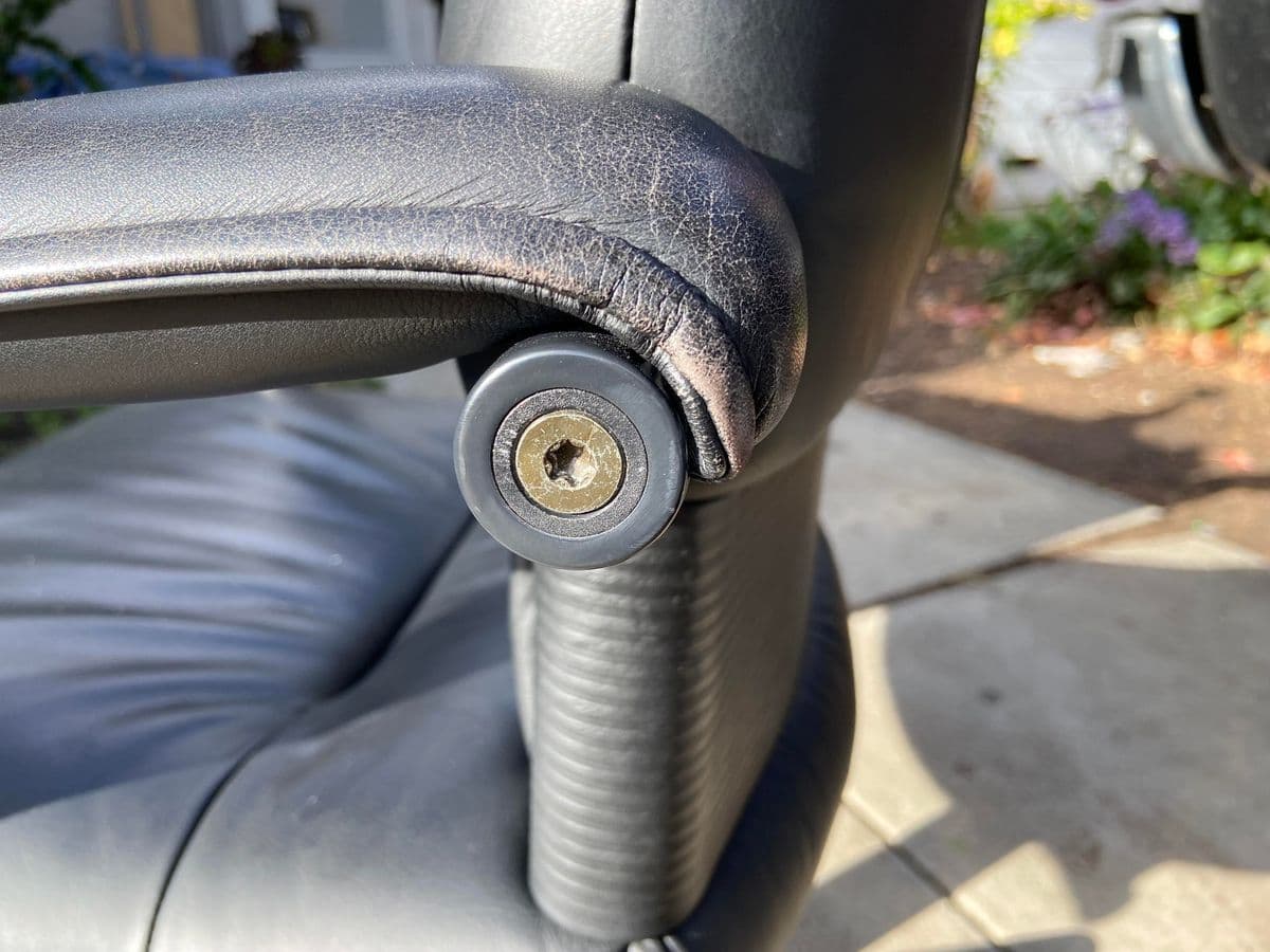 Mario Bellini Vintage Leather Swivel Chair for Vitra - Thumbnail 7