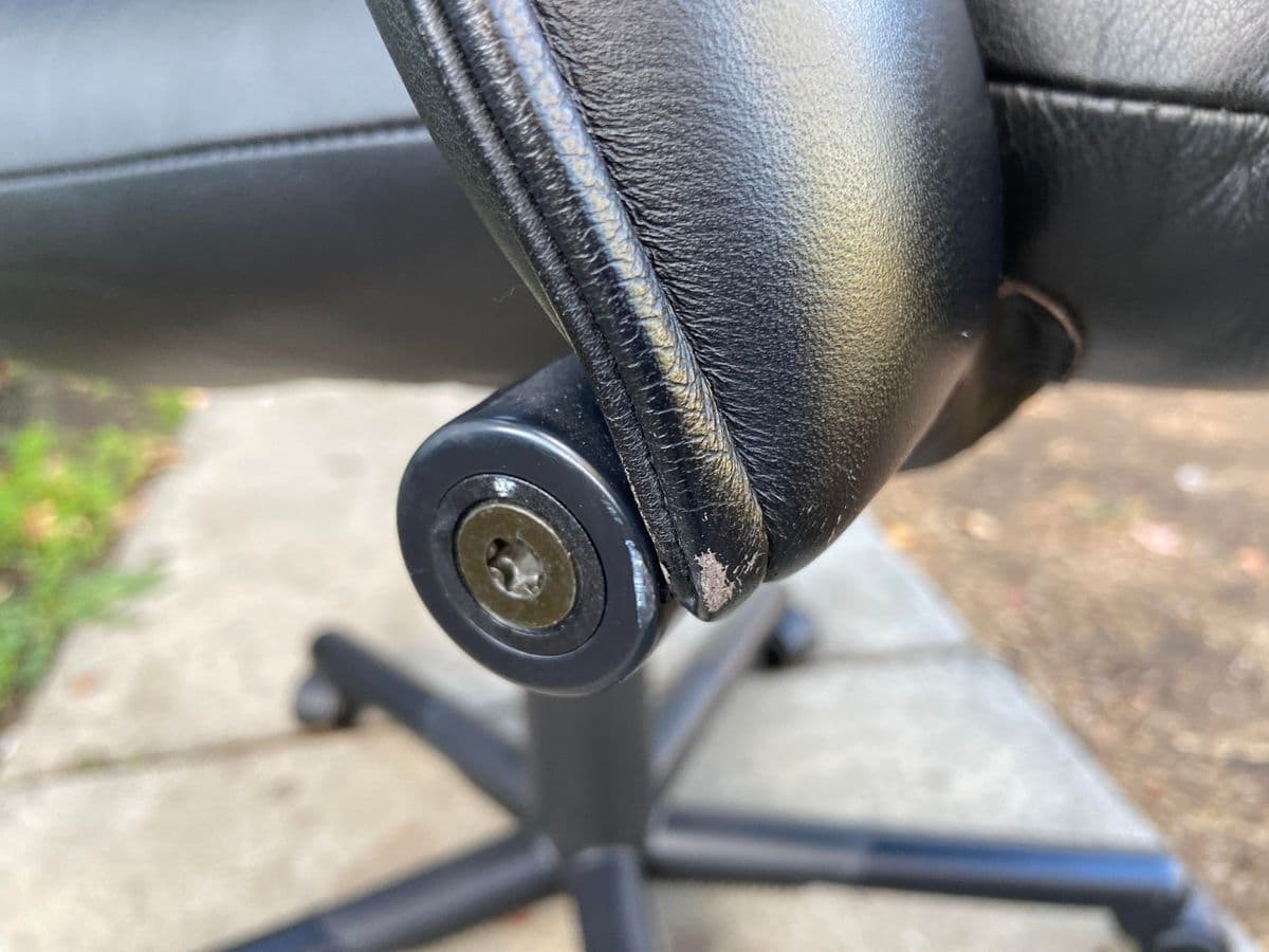 1990s Mario Bellini Vintage Executive Leather Desk Chair for Vitra - Thumbnail 11