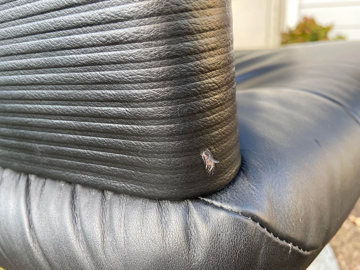 1990s Mario Bellini Vintage Executive Leather Desk Chair for Vitra - Thumbnail 8