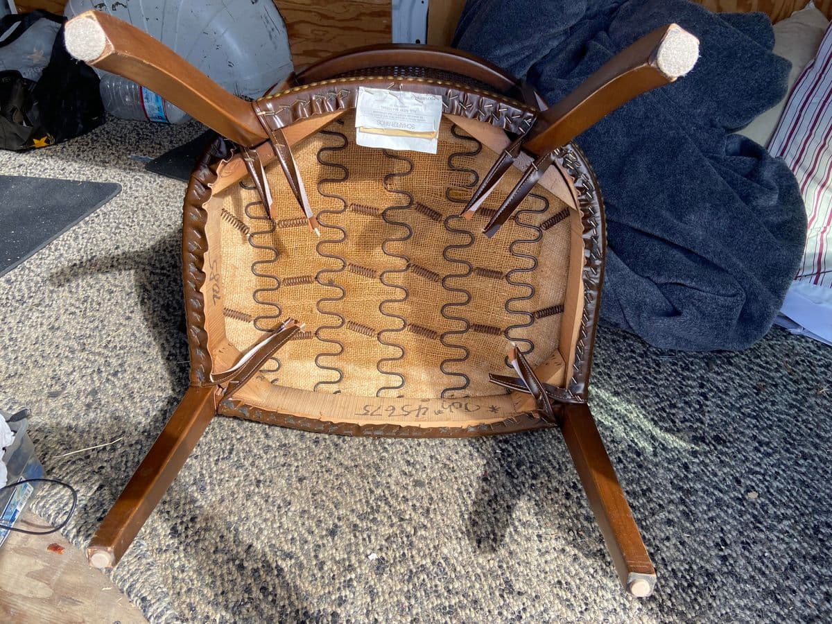 1970s Shafer Brothers Cane Back Arm Chairs- Set of 2 - Thumbnail 13