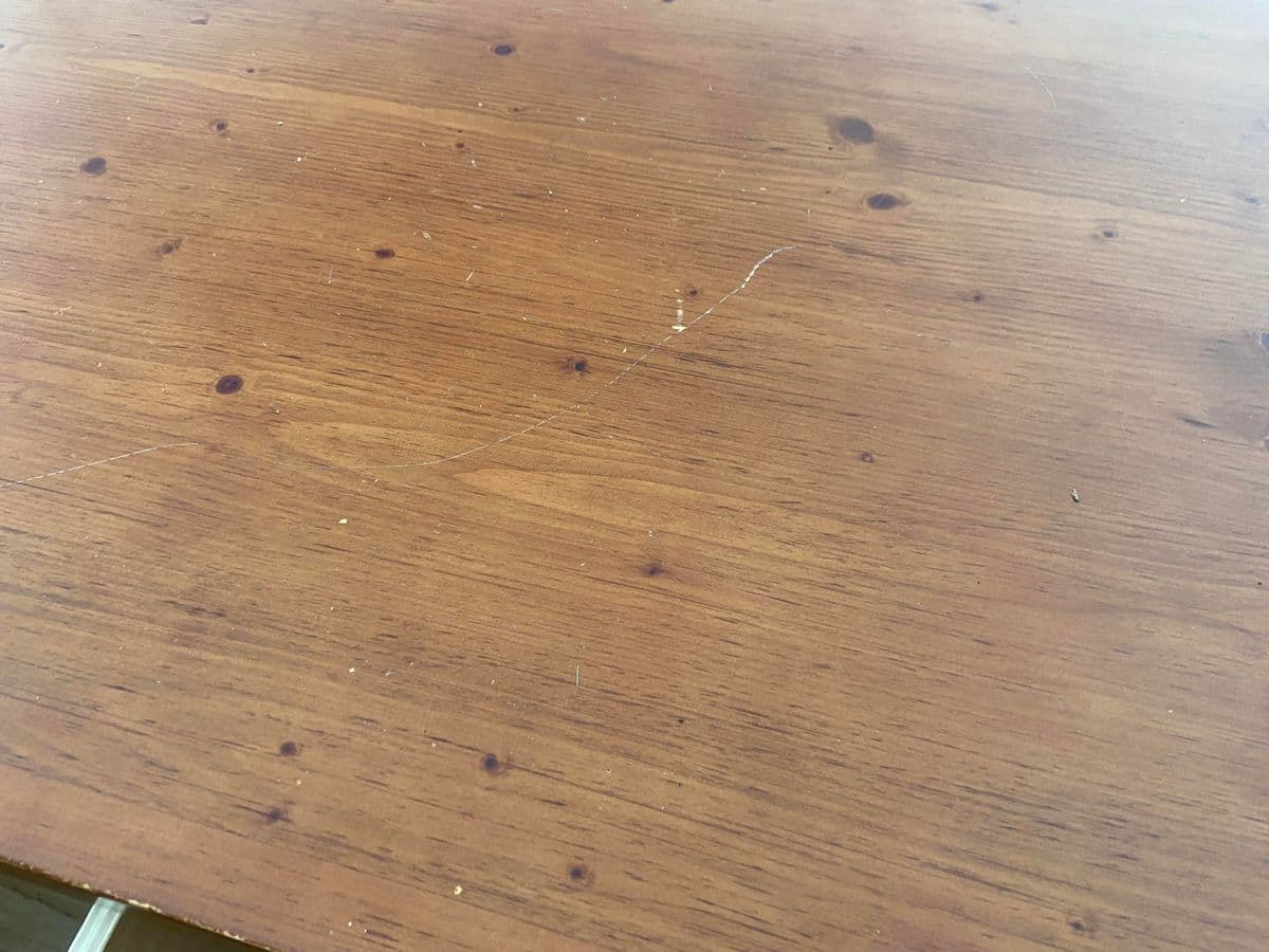 Pottery Barn Farmhouse Distressed Wood Desk and Chair - Set of 2 - Thumbnail 5