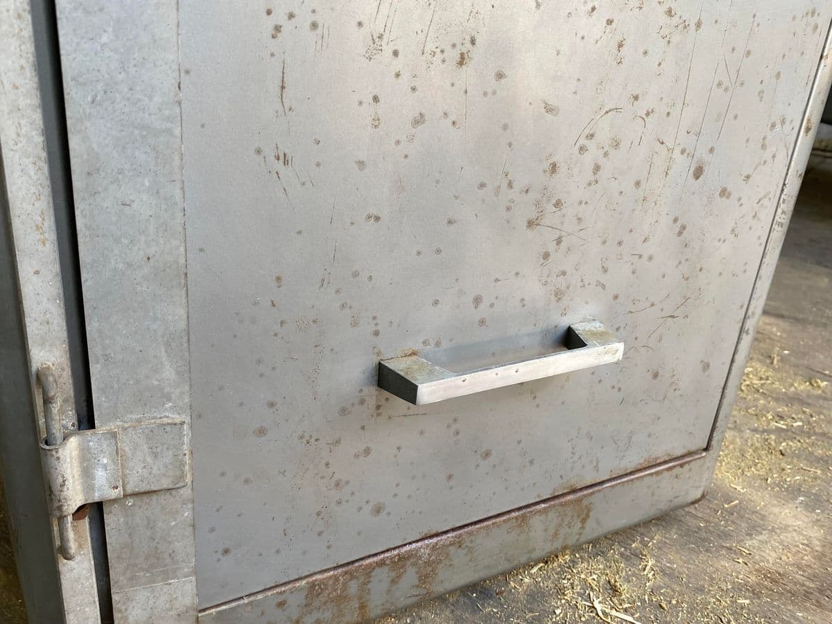 Vintage Columbia Metal Tanker Desk and Chair - 2 Pieces - Thumbnail 8