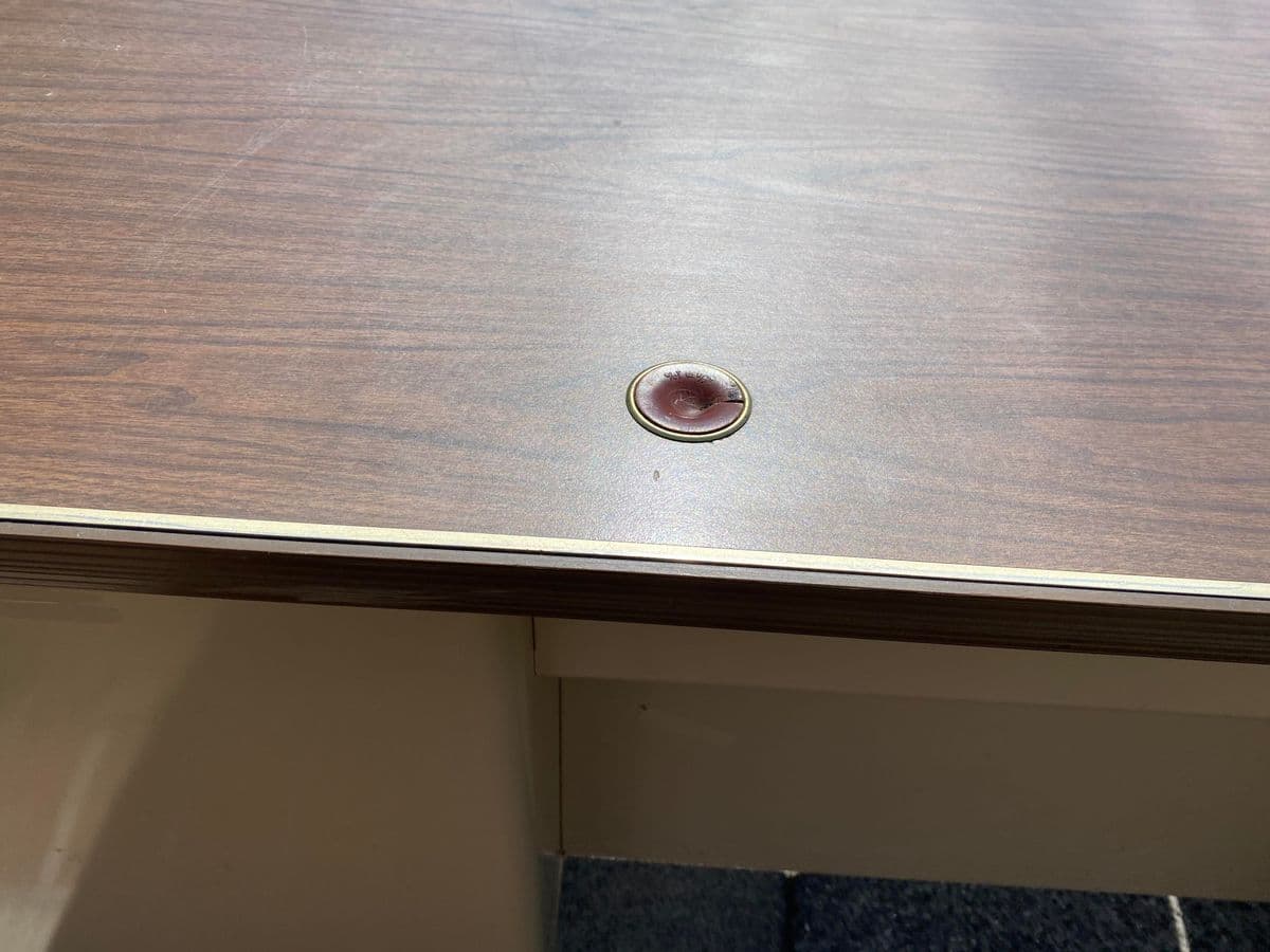 Vintage Cole Steel Mid Century Modern Metal Tanker Desk - Thumbnail 7