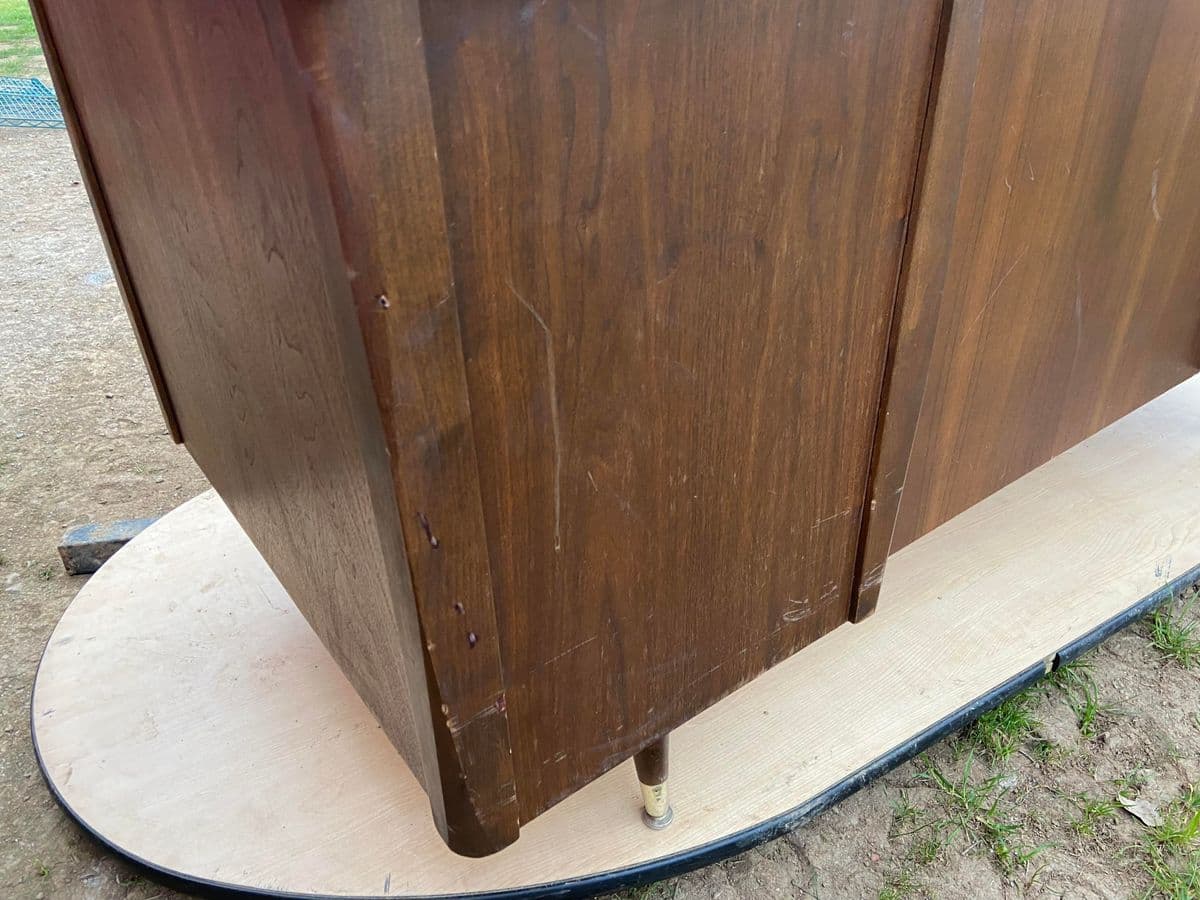 1980s Anderson Style Vintage Mid-Century Desk - Thumbnail 10