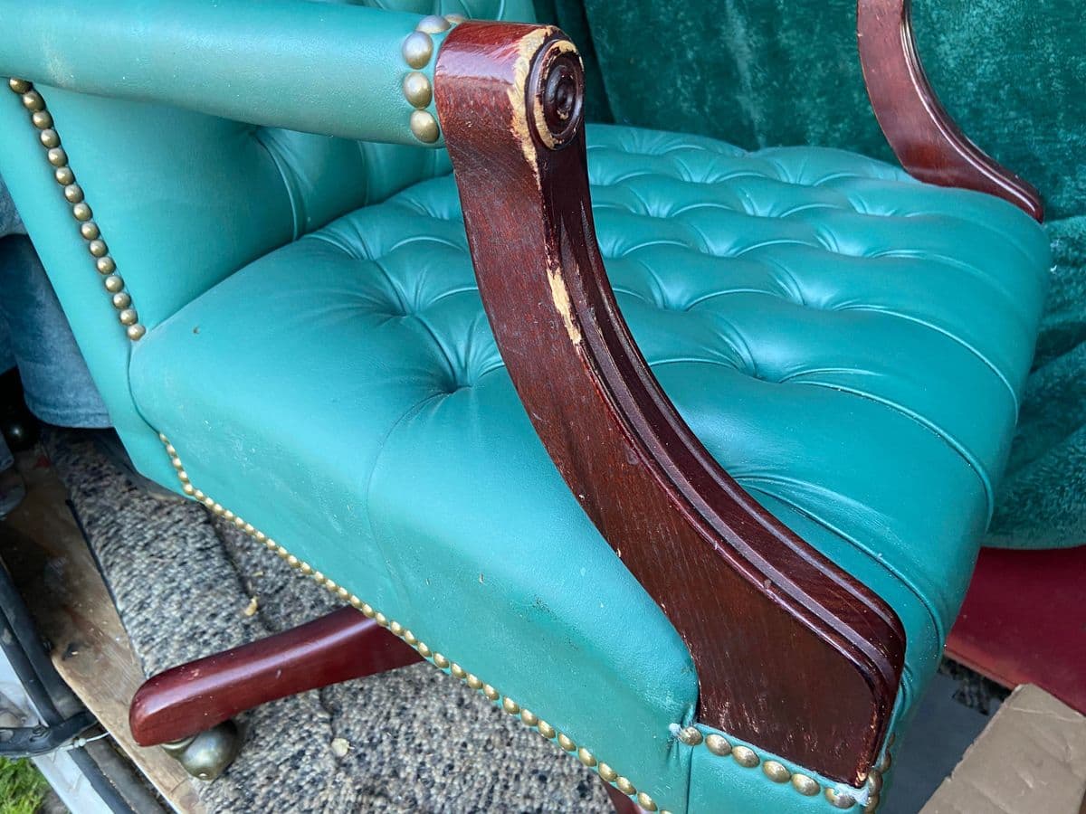 1980s Vintage Paoli Chair Company Office Swivel Desk Chairs - a Pair - Thumbnail 7