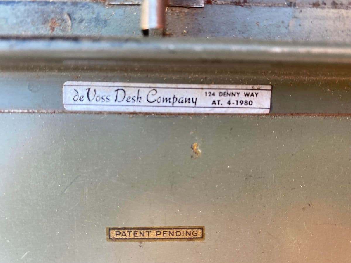 Vintage Mid-Century Modern Metal Tanker Desk - Thumbnail 6