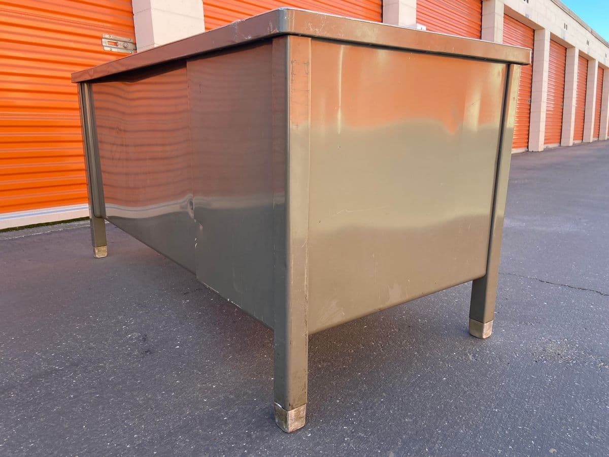 Vintage Art Metal Tanker Desk - Thumbnail 9