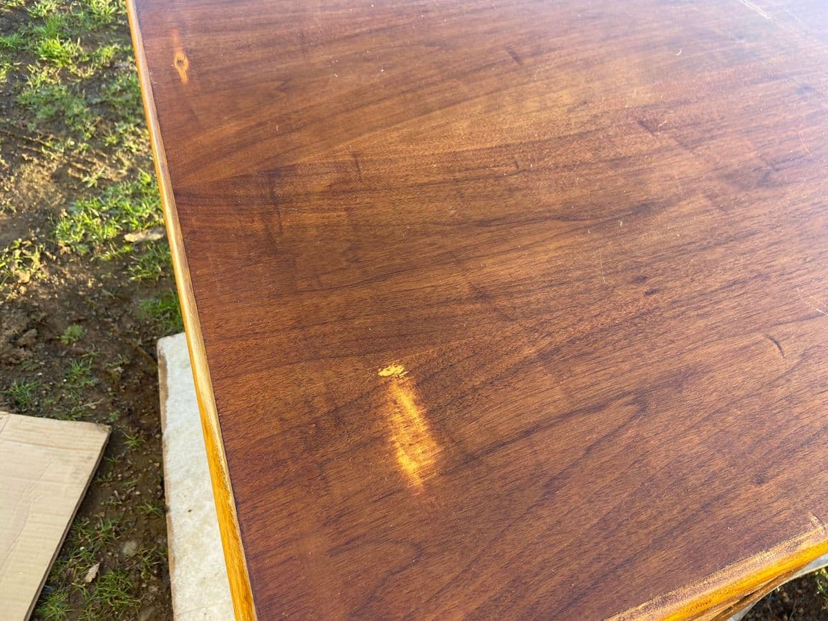 1970s Vintage Mid Century Modern Wooden Desk - Thumbnail 9