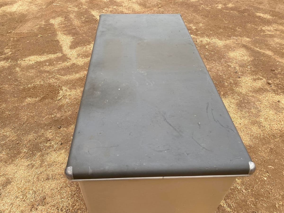 Mid 20th Century Metal Tanker Desk - Thumbnail 4