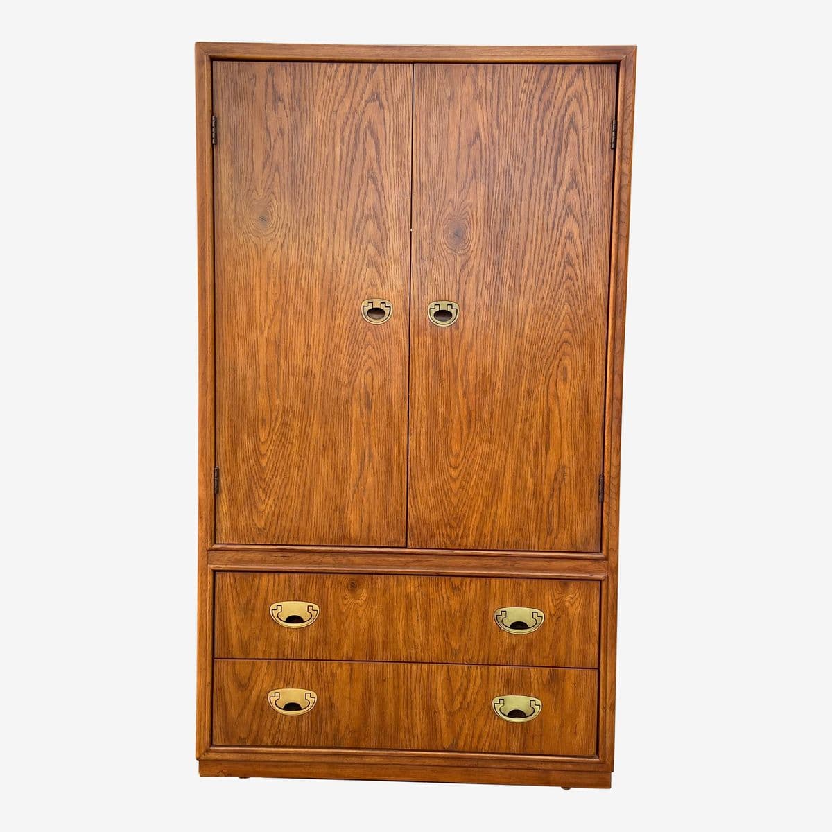 1990s Vintage Drexel Heritage Collection Entertainment Armoire - Image 1