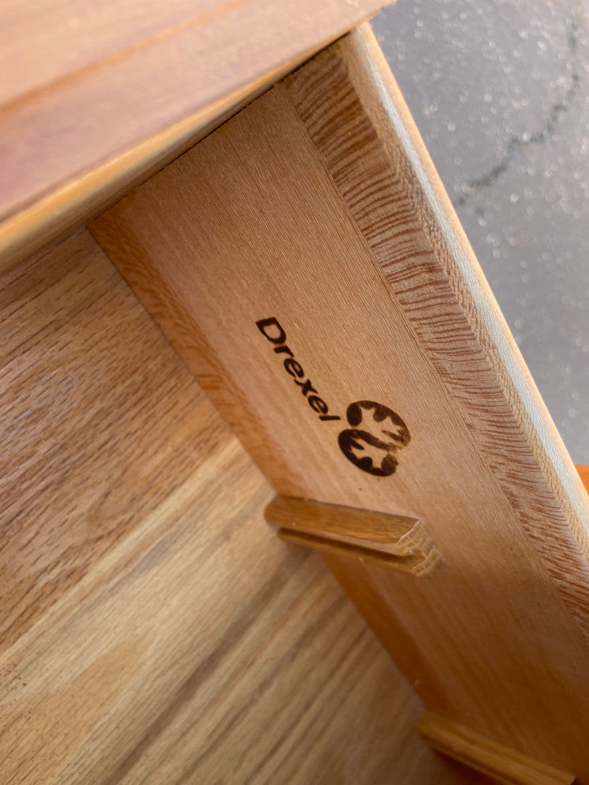 1990s Vintage Drexel Heritage Collection Entertainment Armoire - Thumbnail 3